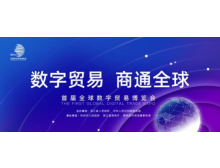 首屆全球數(shù)字貿易博覽會延期舉辦